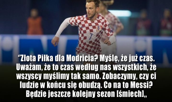 Szczera wypowiedź Rakiticia nt. Złotej Piłki